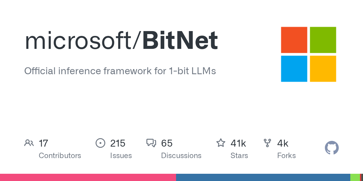 1ビットLLMをCPUで動かす公式の推論フレームワーク「BitNet」の関連画像