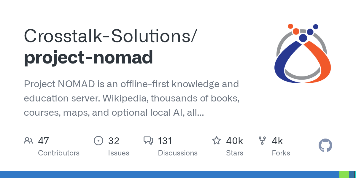 ネットなしで使える知識とAIのサーバー「Project NOMAD」の関連画像